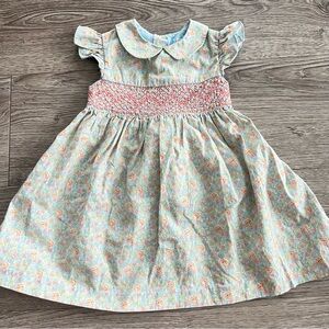 EPK Floral Kids Dress with Peter Pan Collar Size 18 month